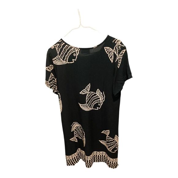 MTB Black and White Fish Dress - Picture 8 of 9